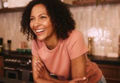 laughing woman